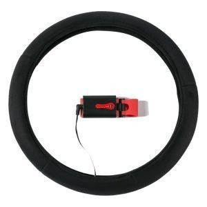 Copertura del volante a batteria suede universale 7,4V con sistema di riscaldamento 16W/PC